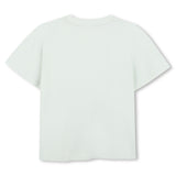Light Beige Logo Short Sleeve T-Shirt