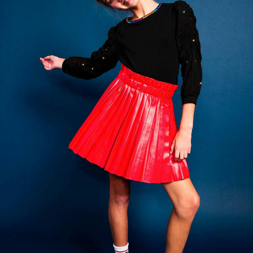 Gem Queen Puff Sleeve Blouse