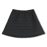 Black Quilted Skirt