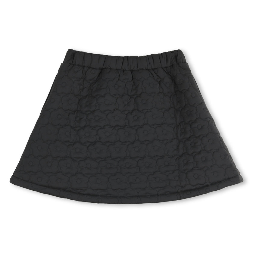 Black Quilted Skirt