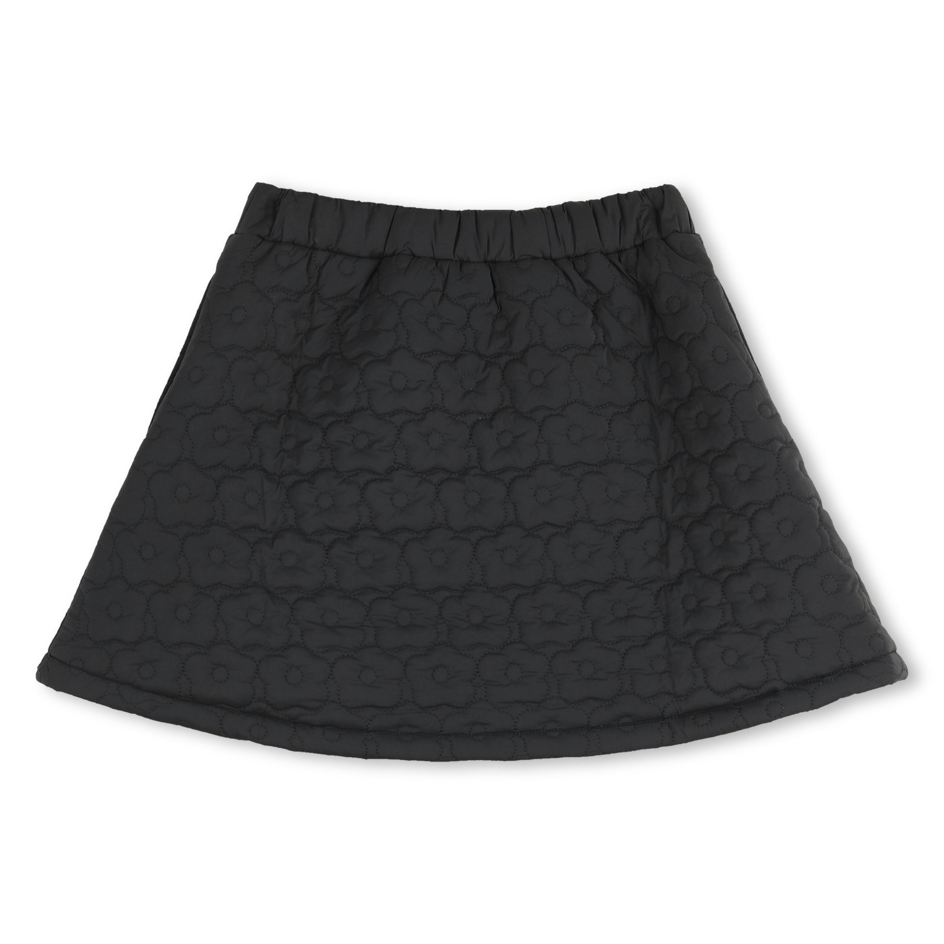 Black Quilted Skirt