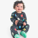 Baby sweatpant in rainbow galaxy