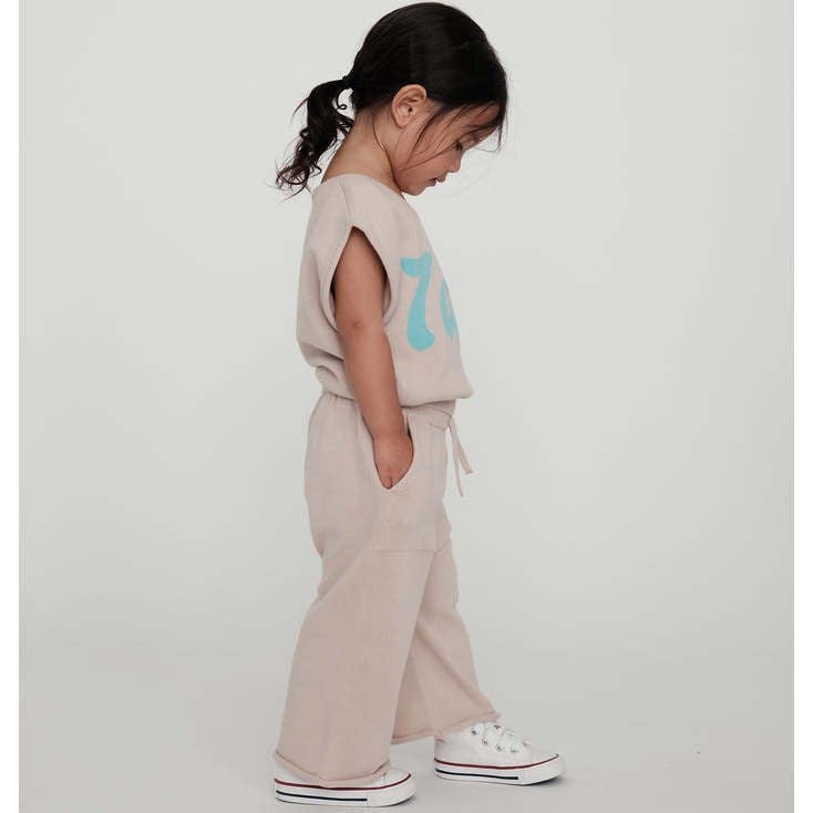 Baby My Boxy Cotton Rolled Edge Relaxed Fit Pants
