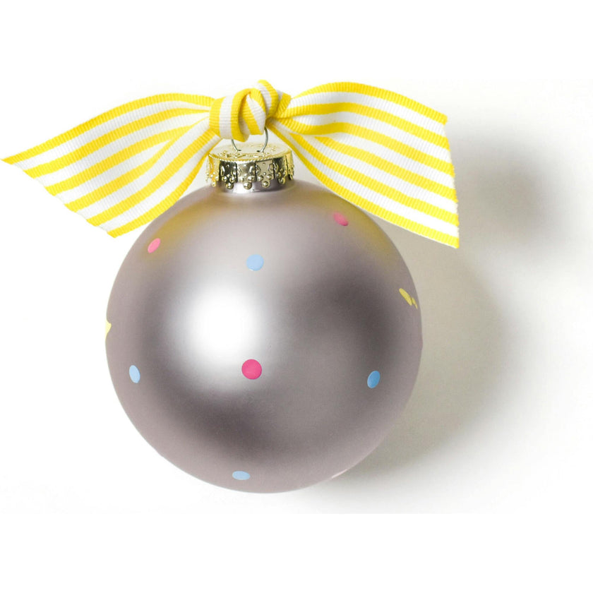 We're Expecting Glass Ornament