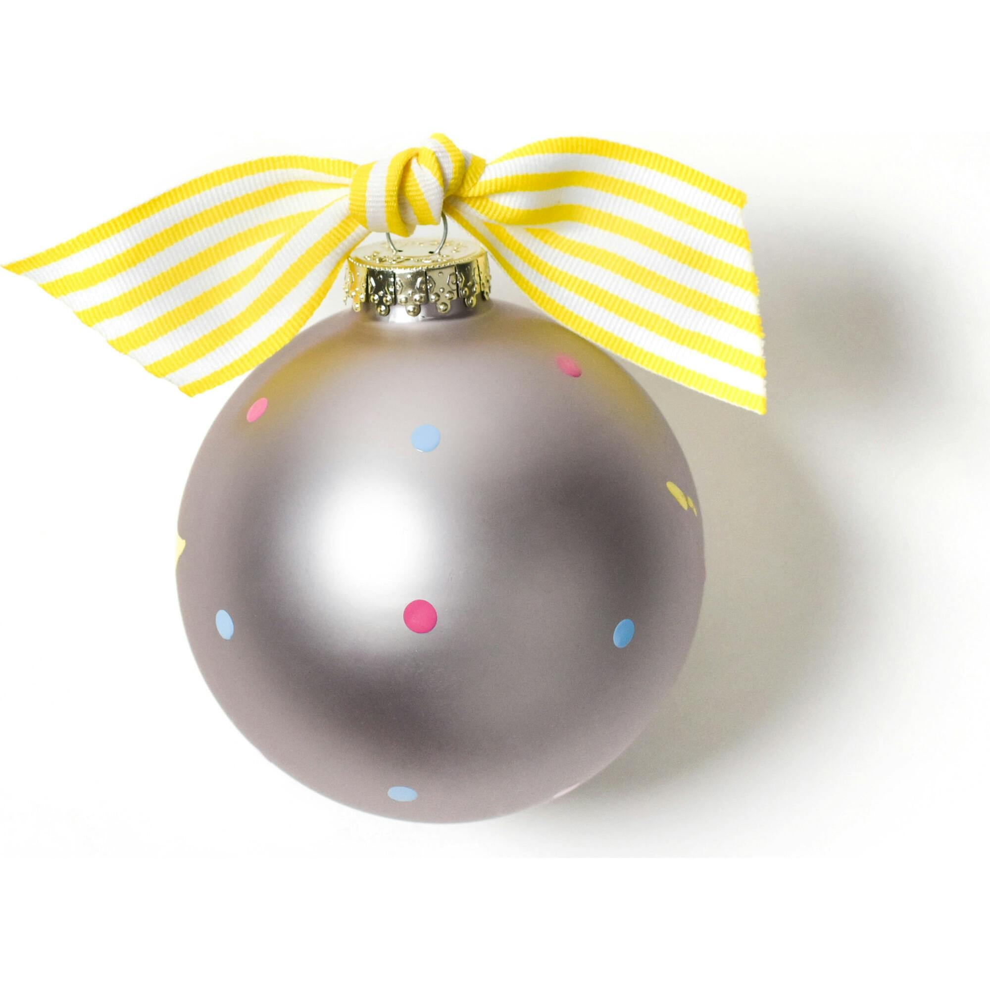 We're Expecting Glass Ornament