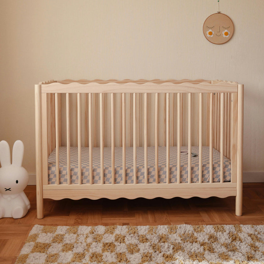 Swell 4-in-1 Convertible Crib w/Toddler Conversion Kit in Blonde