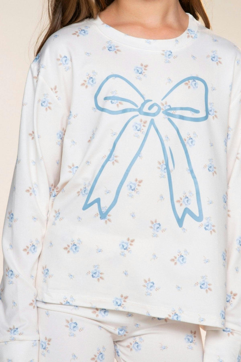 Simply Soft Long Sleeve Easy Tee & Tumble Short Lounge Set