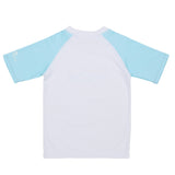 Light Blue Sleeve Sustainable SS Rash Top