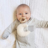 Moon Rubber Pacifier & Plush
