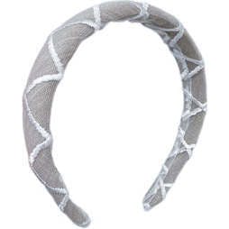 Ashlyn Linen and Lace Headband