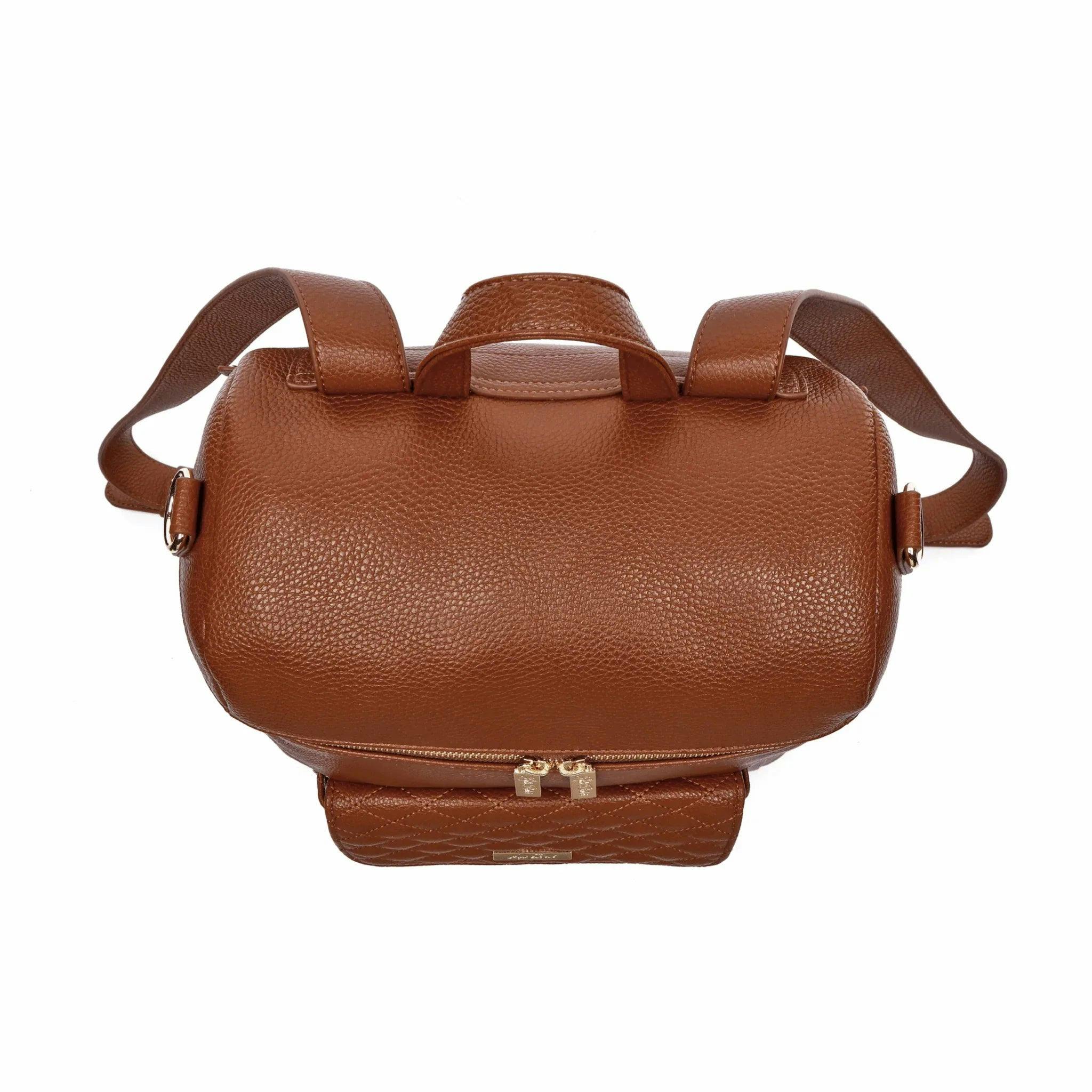 Monaco Diaper Bag | Latte Brown