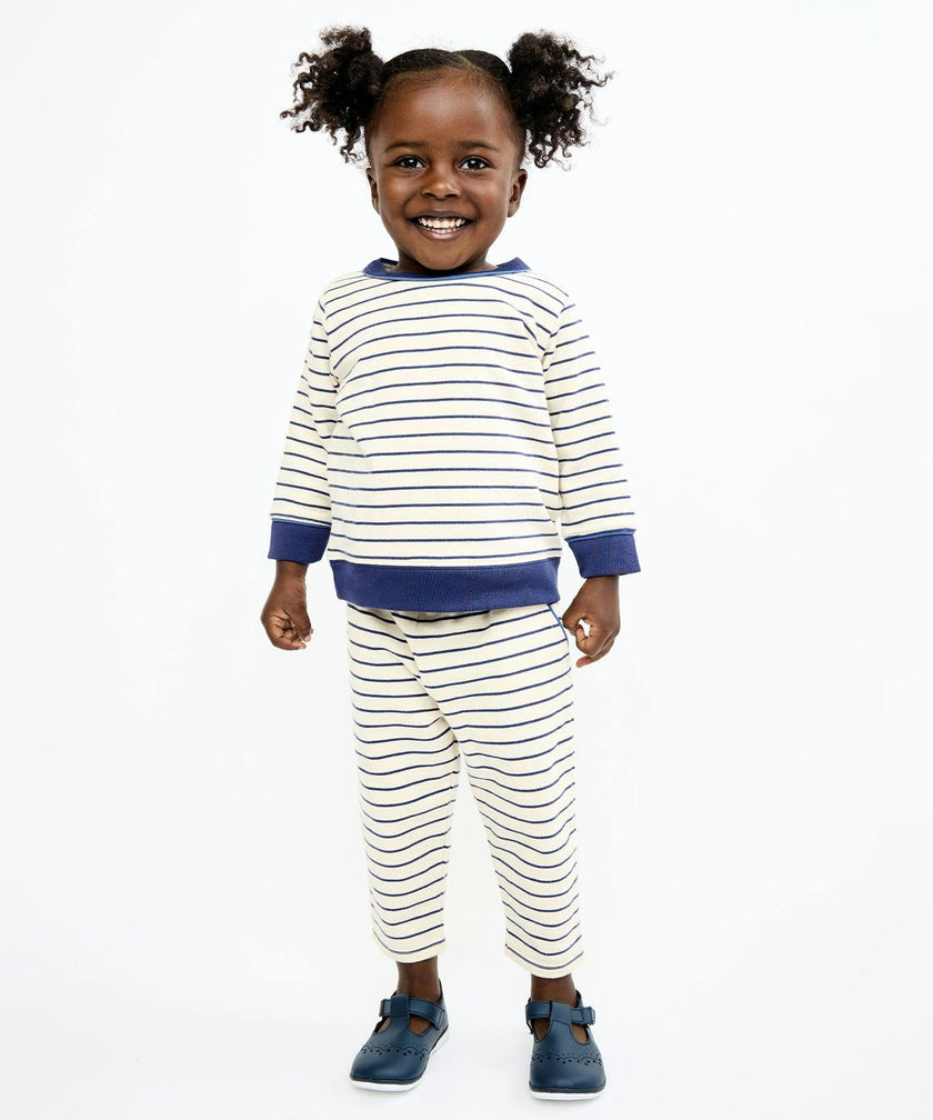 Remy Sweatshirt, Navy French Stripe