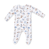 Football Nursery - 2 Way Zipper Footie