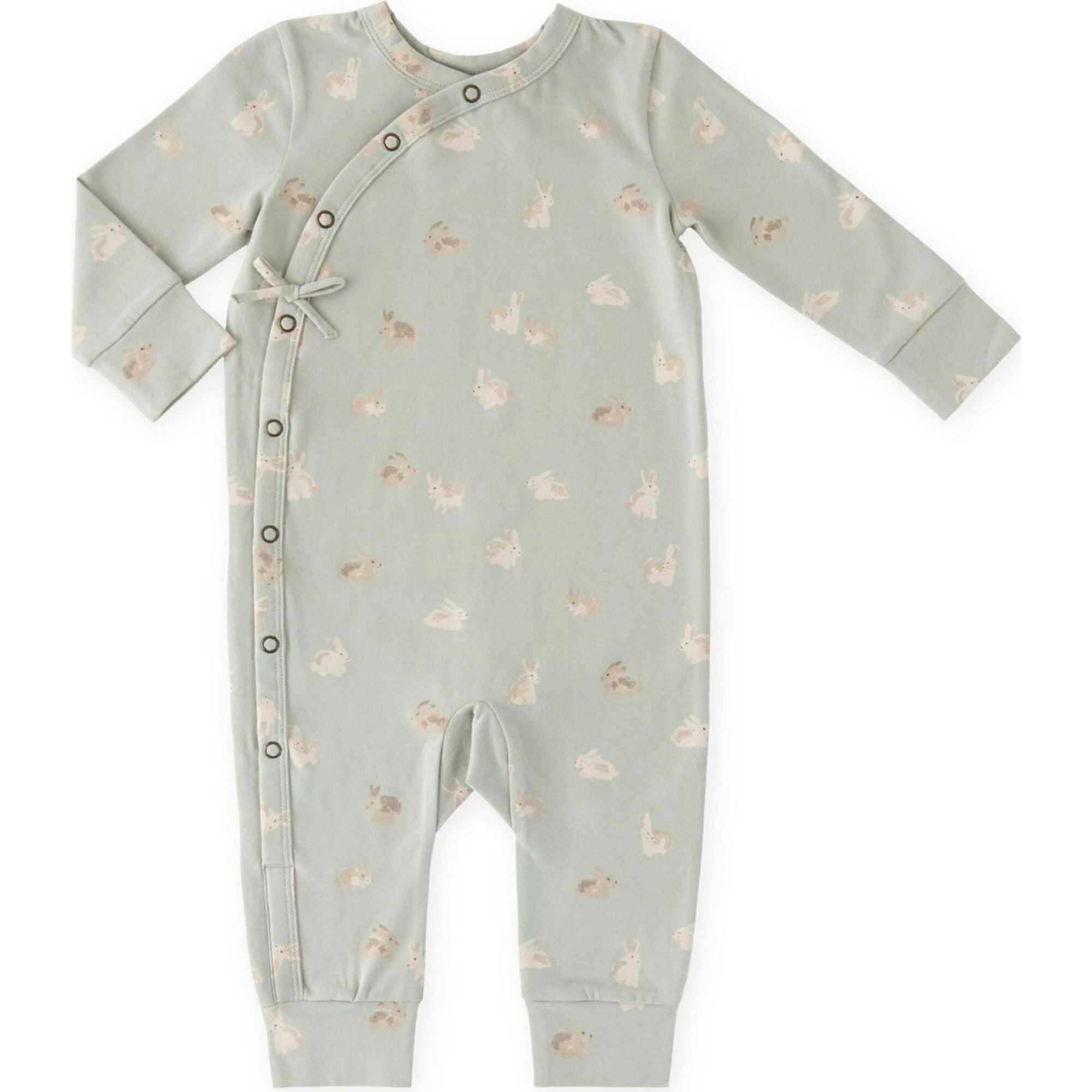 The Littles Kimono Romper, Green