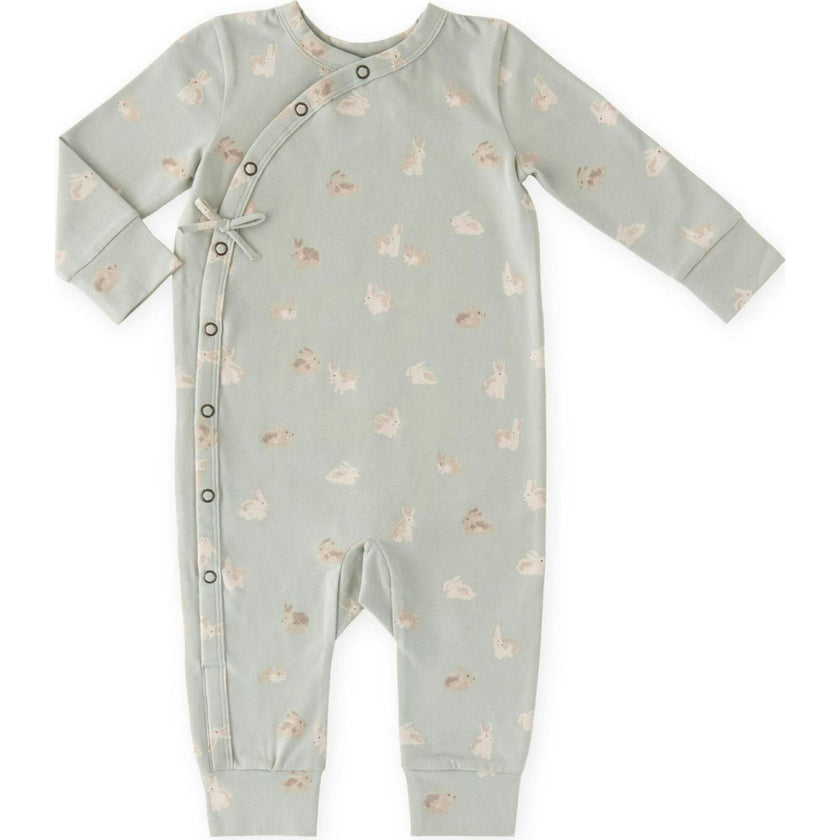 The Littles Kimono Romper, Green