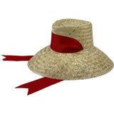 Women's Amaryllis Wide & Short Brim Grosgrain Ribbon Sun Hat