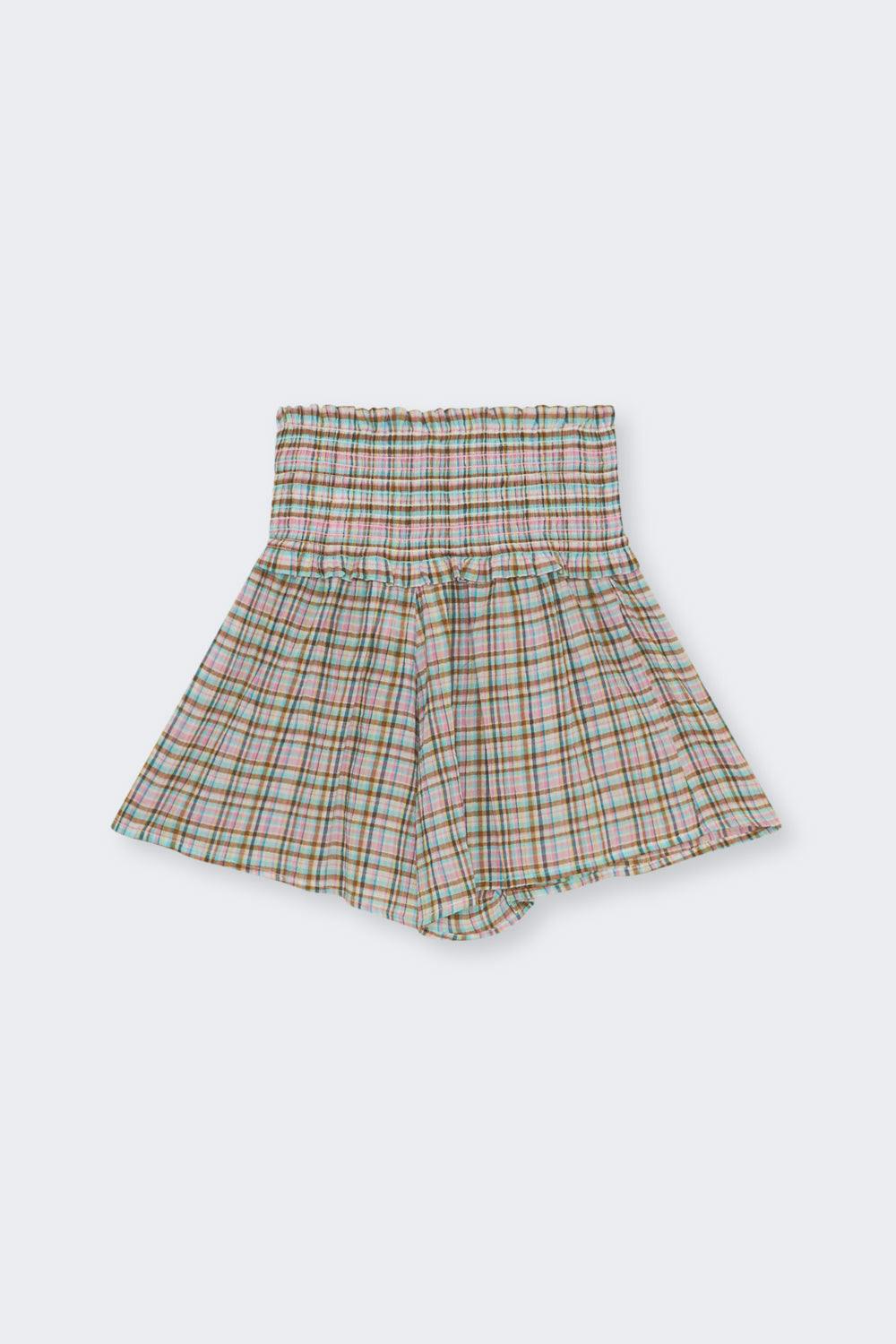 Zinnia Woman Short Zinnia Check