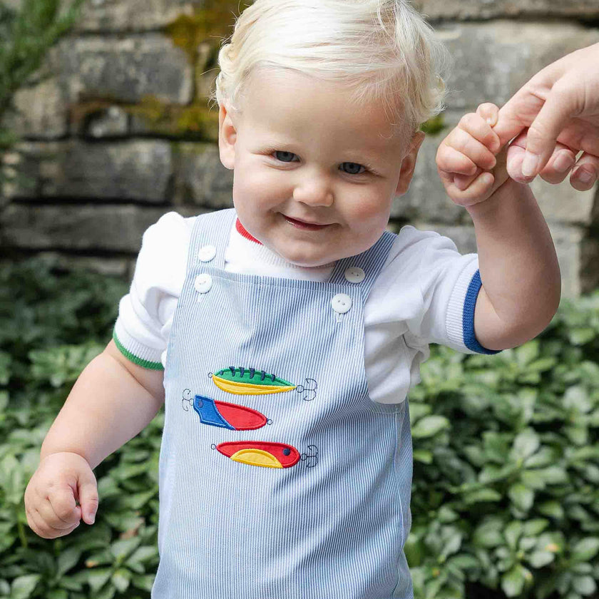White T-Shirt With Multi Tipping