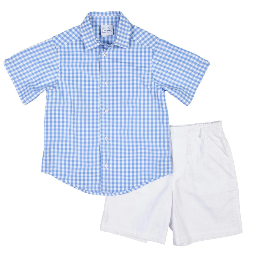 Gingham Camp Shirt