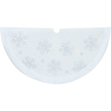 48-Inch Iridescent Sequined Velvet Tree Skirt
