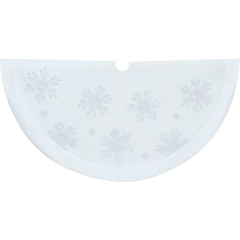 48-Inch Iridescent Sequined Velvet Tree Skirt