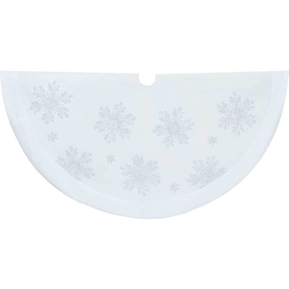 48-Inch Iridescent Sequined Velvet Tree Skirt