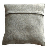 Hand Felted Wool Christmas Pillow Cover - Cream Tree Gray - 20" Arcadia Home