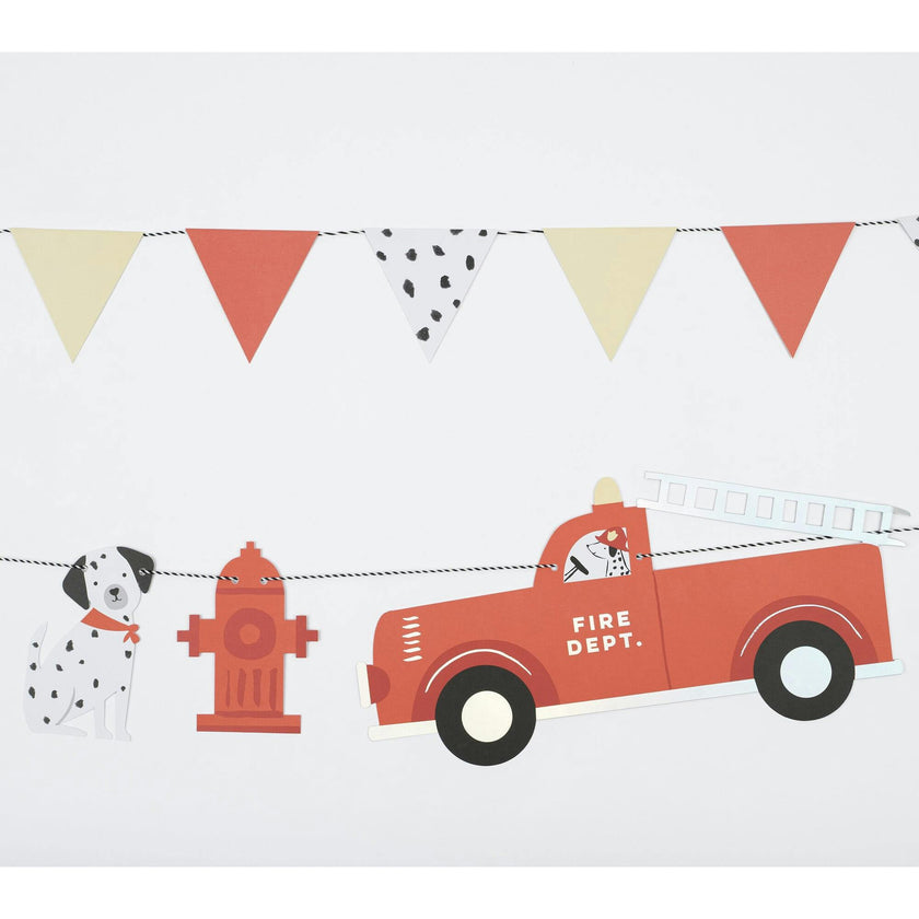 Fire Truck Garland Set