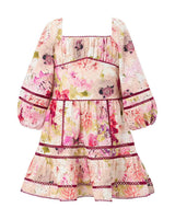 Liana Embroidered Mini Dress
