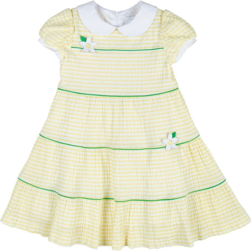 Stripe Dress With Flowers