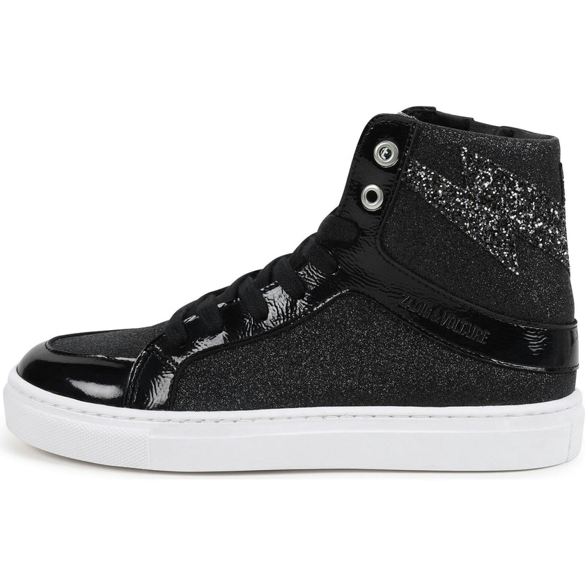 ZADIG & VOLTAIRE Blam-Blam Glitter High Top Sneakers