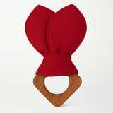 teething ears | scarlet red