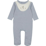 Embroidered Bib Footie and Beanie Set