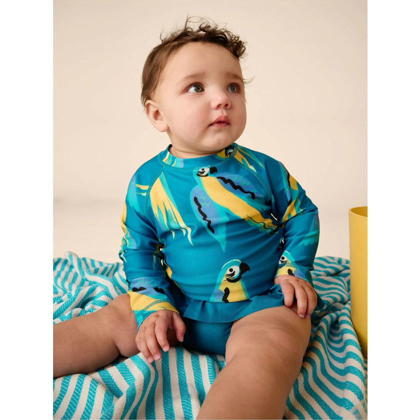 Rash Guard Baby Swim Set, Blue