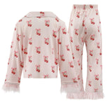 Cherry Bows Soft Feather Set