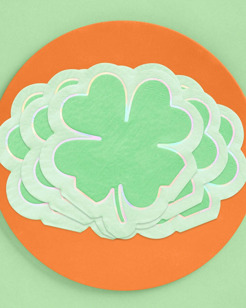 Shamrock Napkins - 25 paper napkins