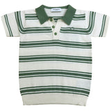 Nimme Striped Knit Polo