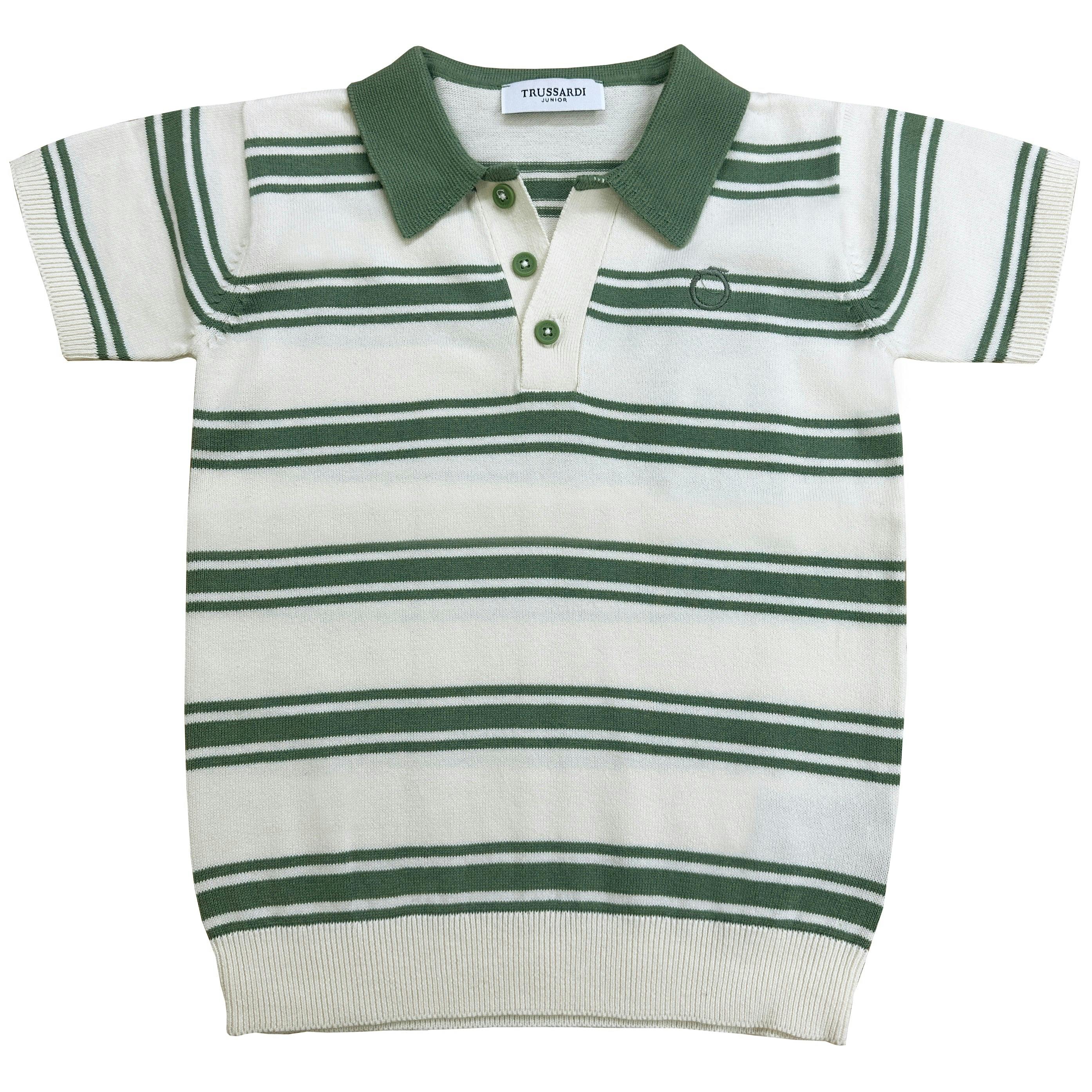 Nimme Striped Knit Polo