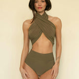 Added Coverage High Rise Bikini Bottom
