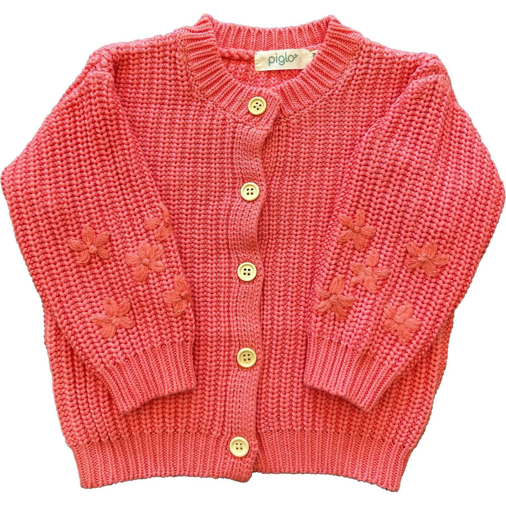Poppy Flower Cardigan