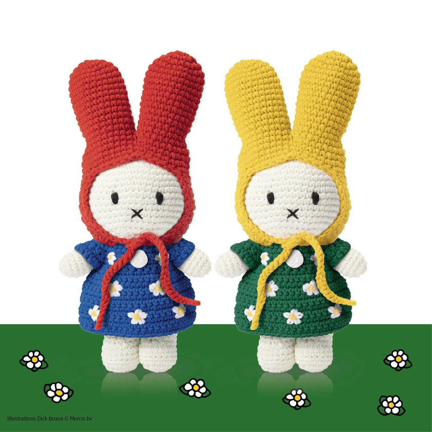Miffy in Little Flower Crochet Dress