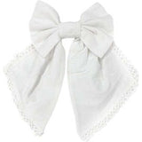 White Jaylin Hair Bow