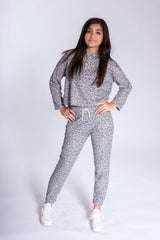 Kids Printed Sweatshirt and Jogger Set