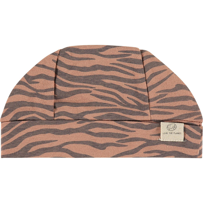 Knit Animal Print Baby Hat