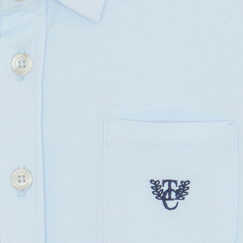 TARTINE ET CHOCOLAT Soft Cotton Classic Shirt - Bleu Ciel