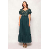 Adara Dress in Green