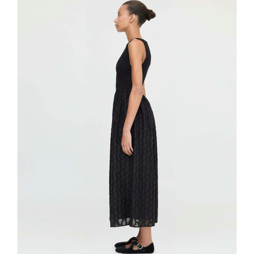 The Cosima Nap Dress - Black Fil Coupé