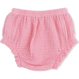 Solid Muslin Poignant Pink - Smocked Top with Bloomer