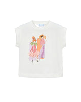 White Doll Print T-Shirt