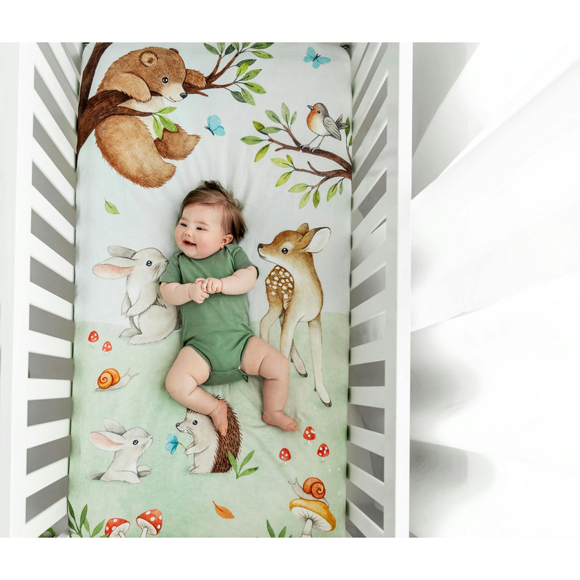Enchanted Forest Standard Crib Sheet